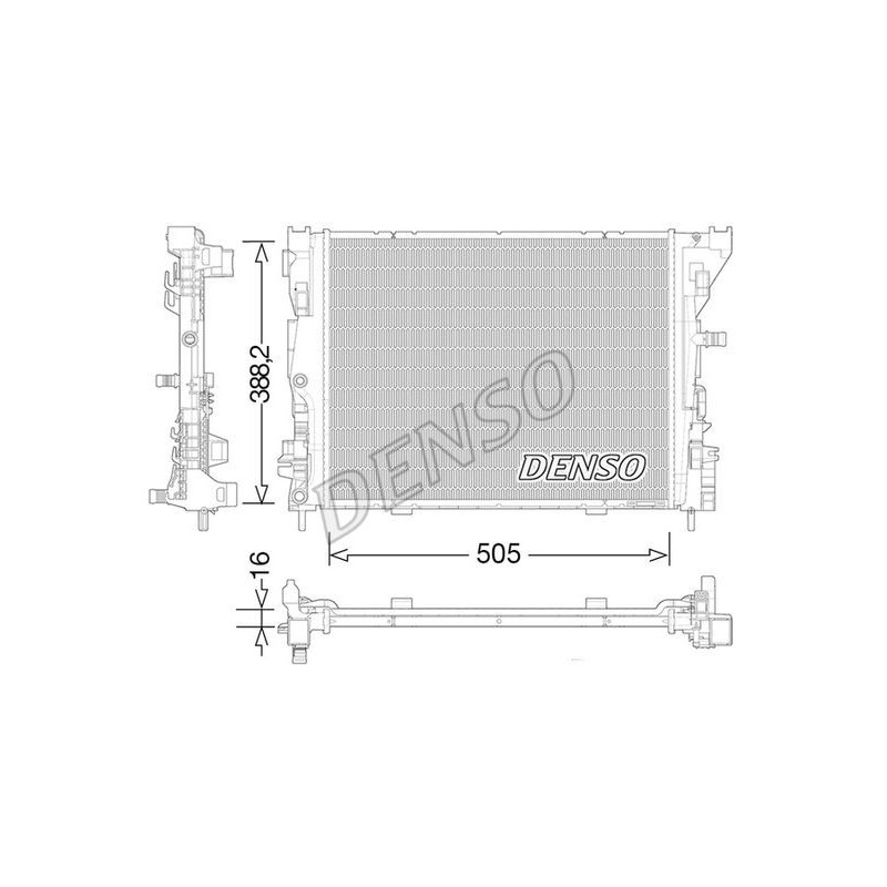 Denso Radiatore Re Zoe Drm23035