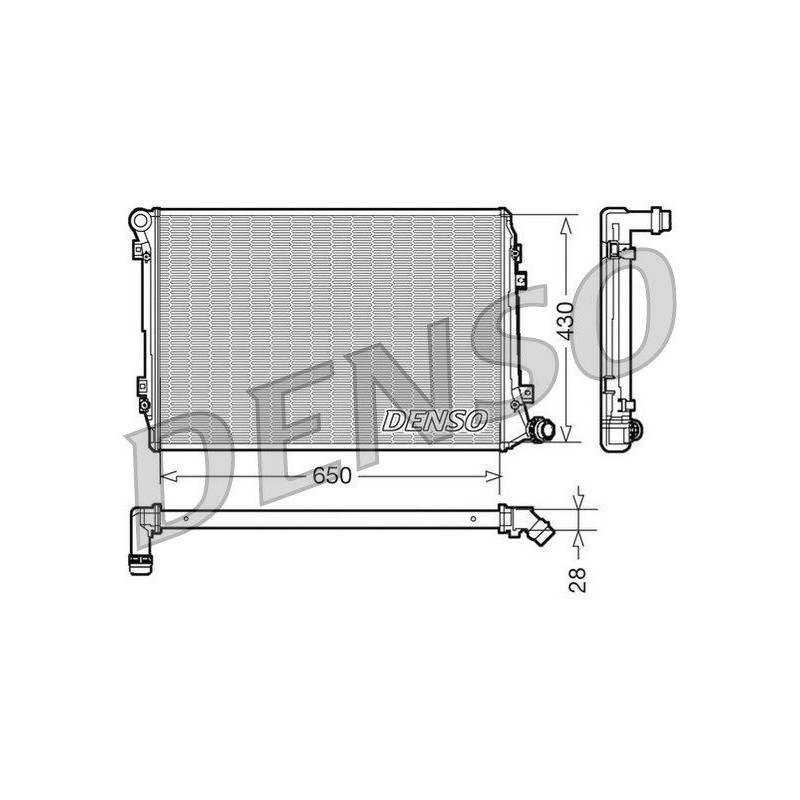 Denso Radiatore Vw Passat Vii Drm32037