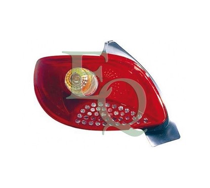 Equal Quality Gruppo Ottico Post Sx P206 Plus 08 Rosso Gp1736