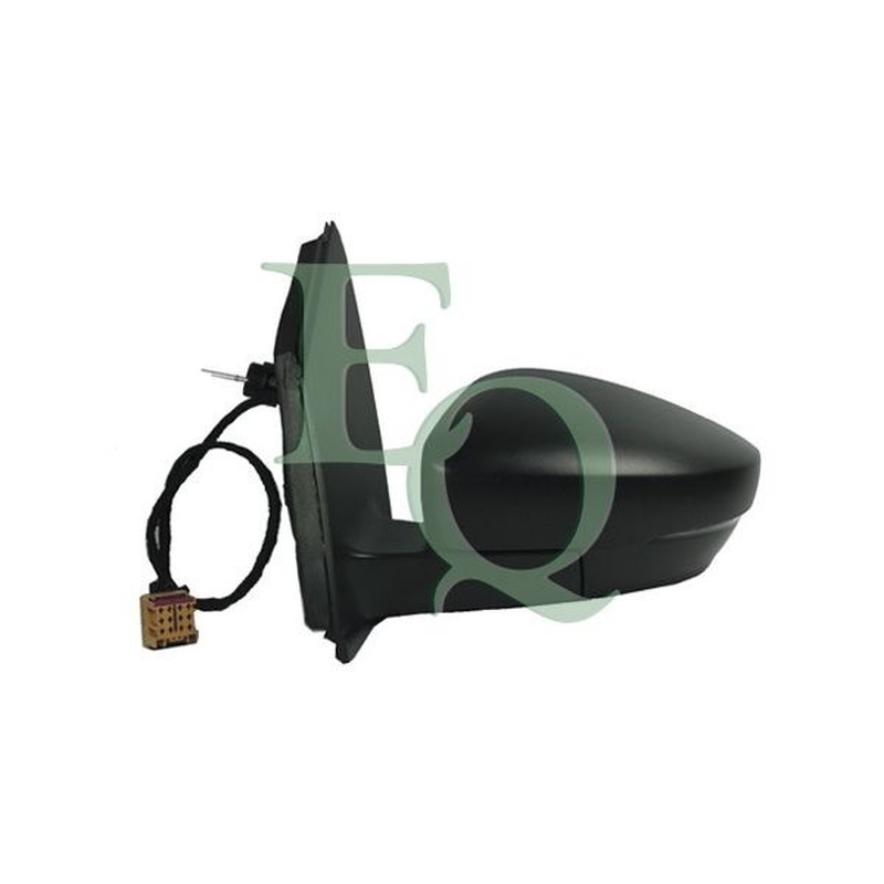 Equal Quality Retrovisore Nera Meccanico Connettore Rettangolare Rd03277