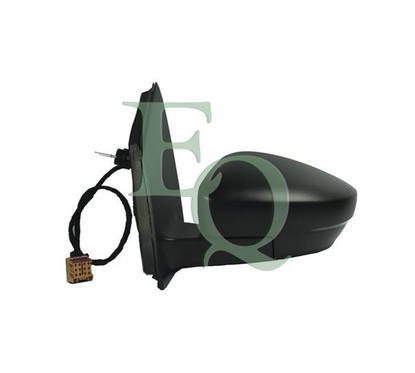 Equal Quality Retrovisore Nera Meccanico Connettore Rettangolare Rd03277