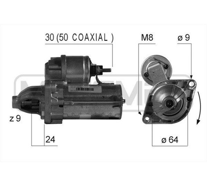 Era Motorino Avviamento Fi Punto/Panda 1,3 Jtd 220359A
