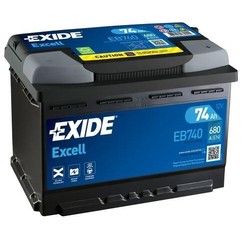Batteria Auto Exide 74ah 680a