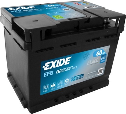 Batteria Auto 60Ah 640A Start-Stop EFB
