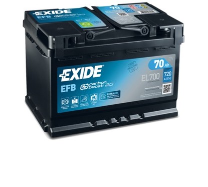 Batteria Exide 70Ah 720A Start-Stop EFB
