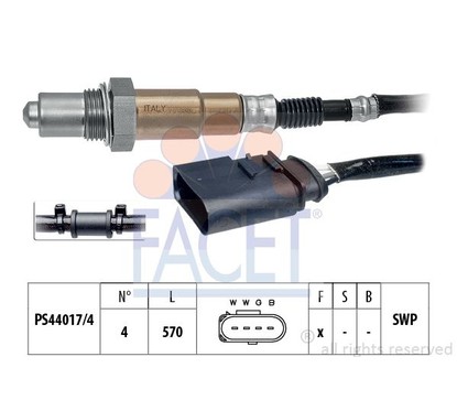 Facet Sonda Lambda Seat Ibiza/Cordoba 1.4/1.4 16V 2002 107600 per ripristinare il corretto funzionamento del componente