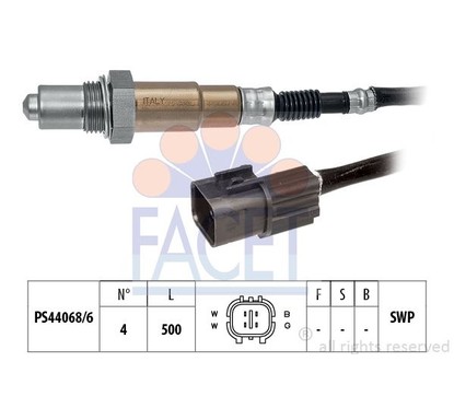 Facet Sonde Ntk Chevrolet Kalos Aveo 108073 per ripristinare il corretto funzionamento del componente