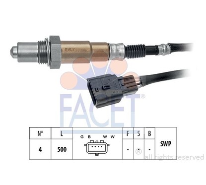 Facet Sonde Lambda Renault Clio Iv 1.2 Tce 108094 per ripristinare il corretto funzionamento del componente