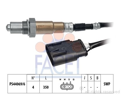 Facet Sonda Lambda Fiat 500 Ford Ka 108097 per ripristinare il corretto funzionamento del componente
