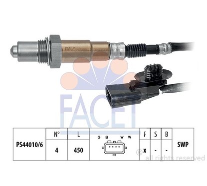 Facet Sonda Lambda Renault Clio Iv 1.2 16V 108169 per ripristinare il corretto funzionamento del componente