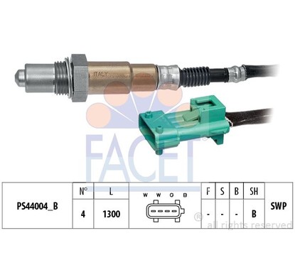 Facet Sonde Lambda 108222 per ripristinare il corretto funzionamento del componente