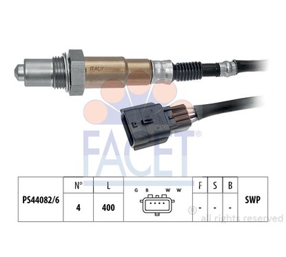 Facet Sonda Lambda 108225 per ripristinare il corretto funzionamento del componente