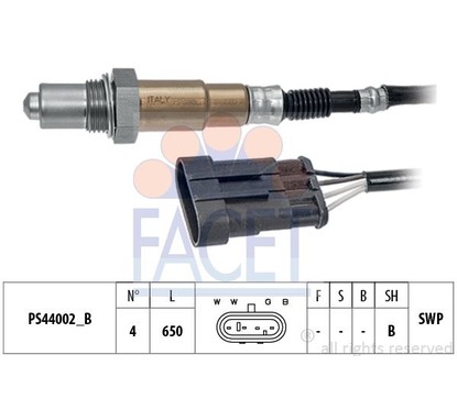 Facet Sonde Lambda 108241 per ripristinare il corretto funzionamento del componente
