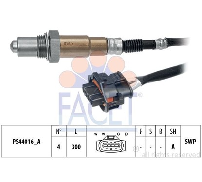 Facet Sonde Lambda 108267 per ripristinare il corretto funzionamento del componente