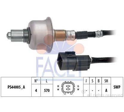 Facet Sonde Lambda 108277 per ripristinare il corretto funzionamento del componente