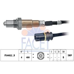 Facet Sonde Lambda 108284 per ripristinare il corretto funzionamento del componente