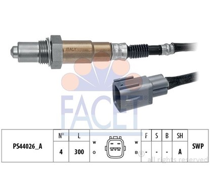 Facet Sonde Lambda 108294 per ripristinare il corretto funzionamento del componente