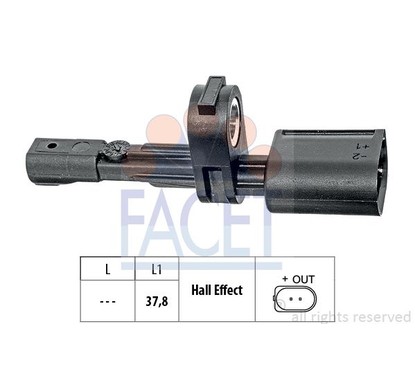 Facet Wheel Speed Sensors 210017 per ripristinare il corretto funzionamento del componente