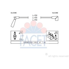 Facet Serie Cavi Daewoo Matiz 0.8 47007 per ripristinare il corretto funzionamento del componente