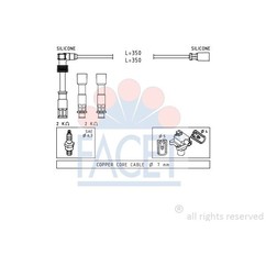 Facet Serie Cavi Audi A4-A6-Vw 1.8 49491 per ripristinare il corretto funzionamento del componente