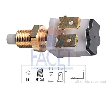 Facet Interr.Stop Citroen Ax Bx C15 71007 per ripristinare il corretto funzionamento del componente