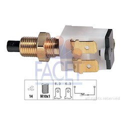 Facet Interr.Stop Dacia Renault 4 5 71008 per ripristinare il corretto funzionamento del componente