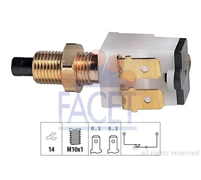 Facet Interr.Stop Dacia Renault 4 5 71008 per ripristinare il corretto funzionamento del componente