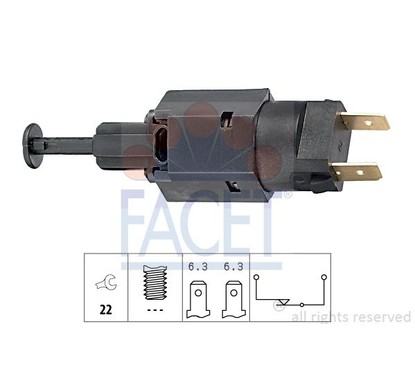 Facet Interr.Stop Bedford - Opel 71050 per ripristinare il corretto funzionamento del componente