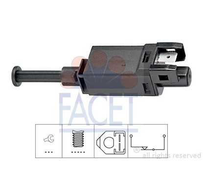 Facet Interr.Stop Audi Seat Skoda Vw 71055 per ripristinare il corretto funzionamento del componente