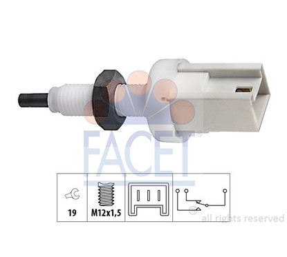 Facet Interr.Stop Ar 33-Croma-Prisma 71067 per ripristinare il corretto funzionamento del componente