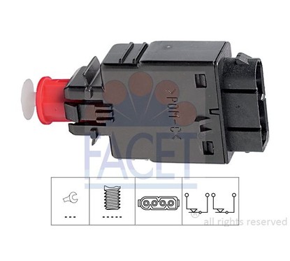 Facet Interr.Stop Bmw - Omega Td 71081 per ripristinare il corretto funzionamento del componente