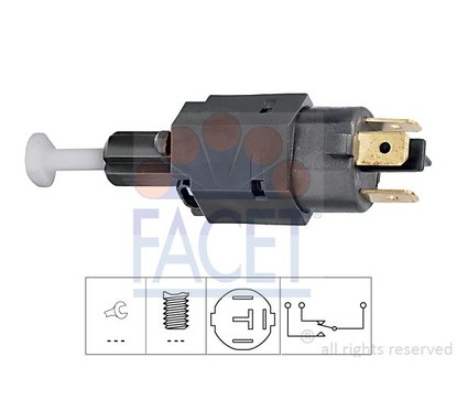 Facet Interr.Stop Astra Vectra 1.4 71082 per ripristinare il corretto funzionamento del componente