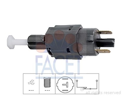 Facet Interr.Stop Opel Calibra 2.0I 71098 per ripristinare il corretto funzionamento del componente