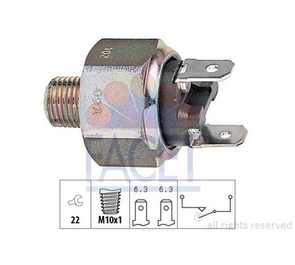 Facet Interr.Stop Audi C.-Ex 7.2005 71102 per ripristinare il corretto funzionamento del componente