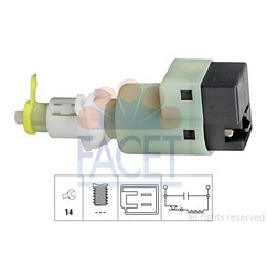 Facet Interr.Stop Bravo/Brava 1.4I 71107 per ripristinare il corretto funzionamento del componente