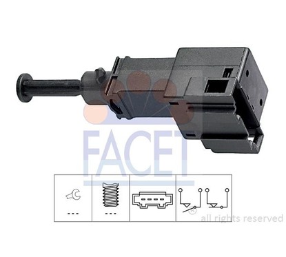 Facet Interr.Stop Audi Seat Skoda Vw 71151 per ripristinare il corretto funzionamento del componente