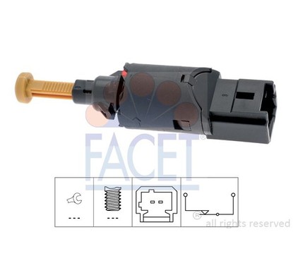 Facet Interr.Stop Citroen Peugeot 71194 per ripristinare il corretto funzionamento del componente