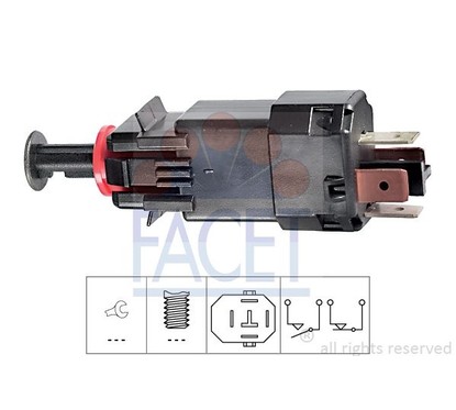 Facet Interr.Stop Opel Corsac1.0 1.2 71205 per ripristinare il corretto funzionamento del componente
