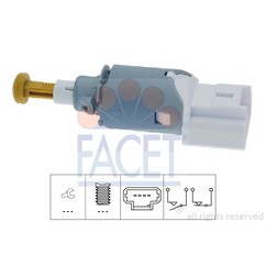 Facet Interr.Stop R Megane Ii 1.4 71225 per ripristinare il corretto funzionamento del componente