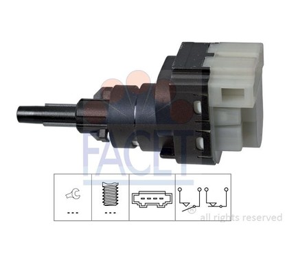 Facet Interr.Stop Audi Seat Skoda Vw 71229 per ripristinare il corretto funzionamento del componente