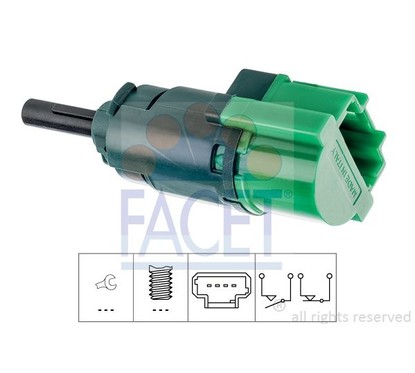 Facet Interruttore Luci Freno Citroen C3/C4 1.6Hdi 2009 71283