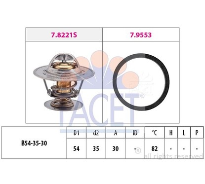 Facet Termostato C/Guarn. Opel Astra 78221 per ripristinare il corretto funzionamento del componente