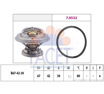 Facet Termostato Mercedes Classe E 78271 per ripristinare il corretto funzionamento del componente