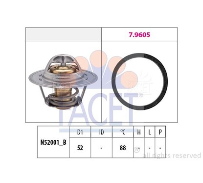 Facet Termostato C/Guarn.Rover 214 78312 per ripristinare il corretto funzionamento del componente