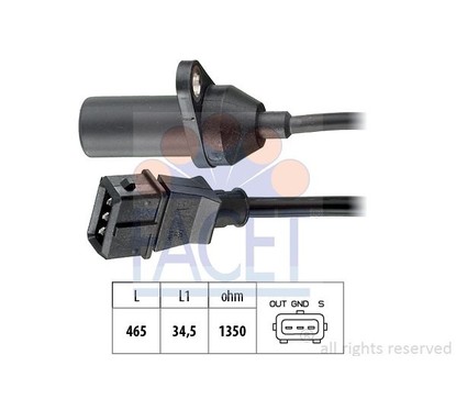 Facet Sensore Fiat Panda 4X4 -Y10 90092 per ripristinare il corretto funzionamento del componente