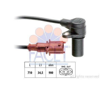 Facet Sensore Giri Alfa Fiat Lancia 90170 per ripristinare il corretto funzionamento del componente