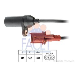 Facet Sensore Punto 1.2I 16V 99 90206 per ripristinare il corretto funzionamento del componente