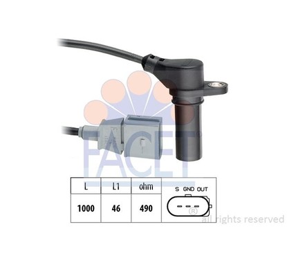Facet Sensore Audi A4 Vw Passat 1.9 90218 per ripristinare il corretto funzionamento del componente