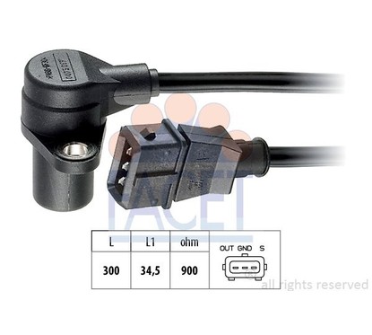 Facet Sensore Opel Astra 1.7Td 98 90237 per ripristinare il corretto funzionamento del componente