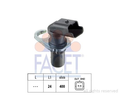 Facet Sensore Fiat Scudo Citroen 90258 per ripristinare il corretto funzionamento del componente